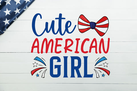 Cute american girl SVG SVG Regulrcrative 