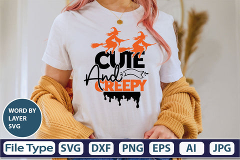 Cute And Creepy SVG Cut File SVG DesignPlante 503 