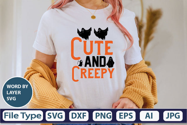 Cute And Creepy SVG Cut File SVG DesignPlante 503 