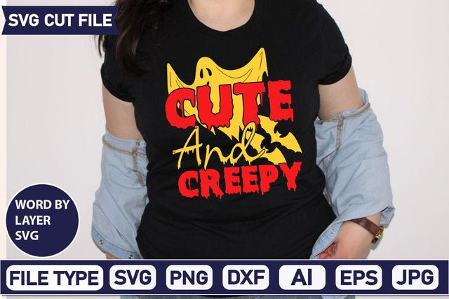 Cute And Creepy SVG Cut File SVG DesignPlante 503 
