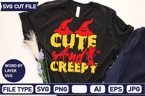 Cute and Creepy SVG Cut File SVG DesignPlante 503 