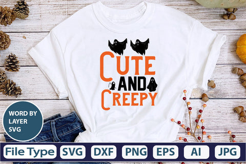 Cute And Creepy SVG Cut File SVG DesignPlante 503 