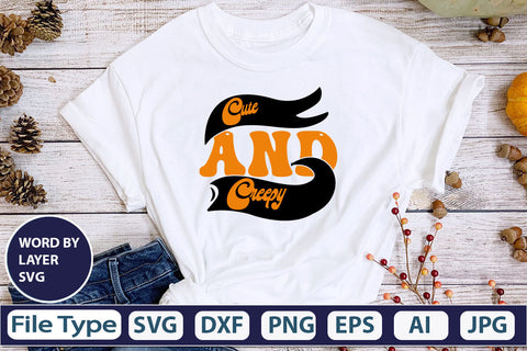 Cute And Creepy SVG Cut File SVG DesignPlante 503 