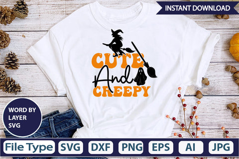 Cute And Creepy SVG Cut File SVG DesignPlante 503 