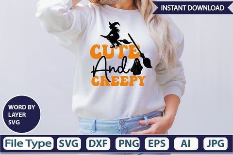 Cute And Creepy SVG Cut File SVG DesignPlante 503 