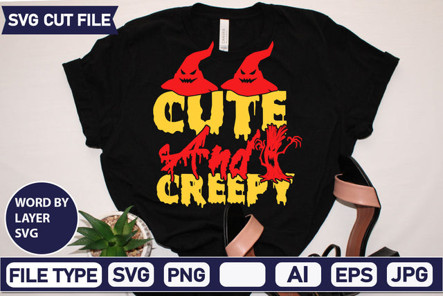 Cute and Creepy SVG Cut File SVG DesignPlante 503 
