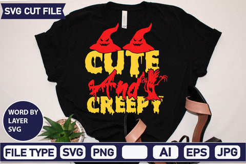 Cute and Creepy SVG Cut File SVG DesignPlante 503 