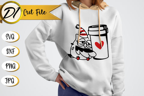 Cute and funny owles | Sleeping bird | Funny Design SVG Evgenyia Guschina 