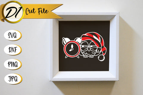 Cute and funny owles | Sleeping bird | Funny Design SVG Evgenyia Guschina 