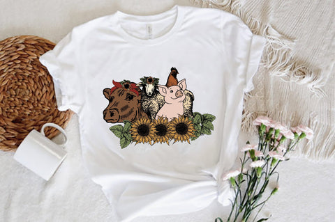 Cute Animal Autumn Farm Sublimation Sublimation Jagonath Roy 
