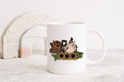 Cute Animal Autumn Farm Sublimation Sublimation Jagonath Roy 