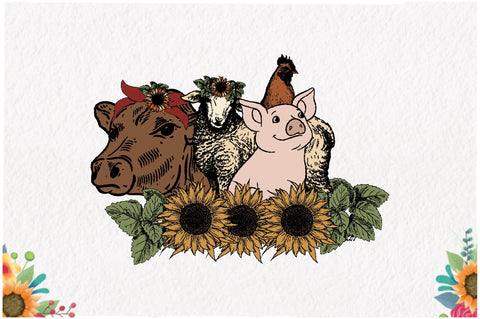 Cute Animal Autumn Farm Sublimation Sublimation Jagonath Roy 