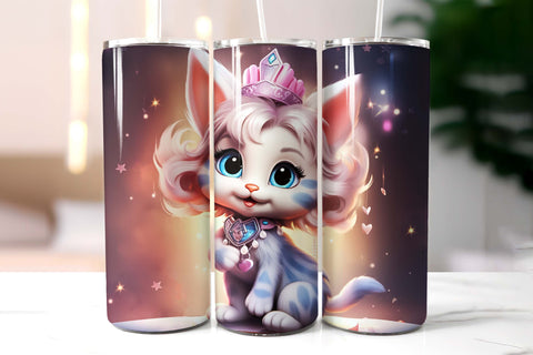 Cute Animals Tumbler Wrap Bundle | 20 oz Skinny Tumbler Wrap Bundle Sublimation Designs by Ira 