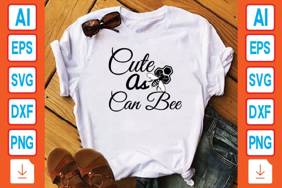 Cute As Can Bee SVG Craftlabsvg24 
