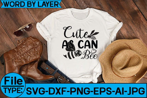 Cute As Can Bee SVG Cut File SVG Studio Innate 