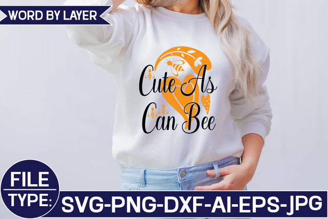 Cute As Can Bee SVG Cut File SVG Studio Innate 