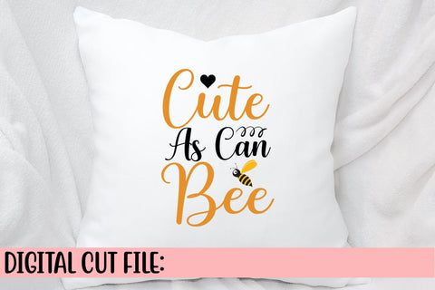Cute As Can Bee SVG Cut File SVG Syaman 