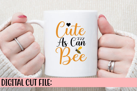 Cute As Can Bee SVG Cut File SVG Syaman 