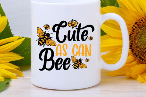 Cute as can bee SVG SVG DESIGNISTIC 