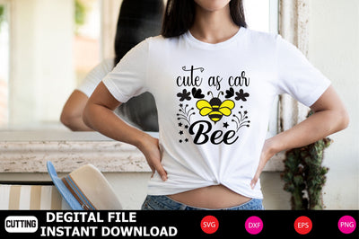 cute as car bee SVG Shahin alam 