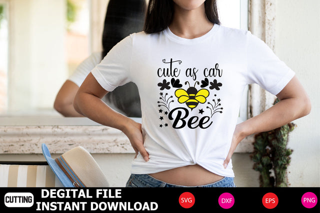cute as car bee SVG Shahin alam 