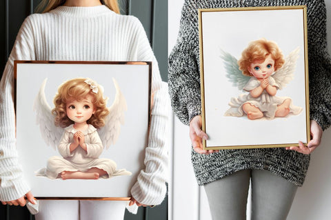 Cute Baby Angels Sublimation Bundle Sublimation Regulrcrative 