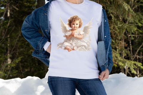 Cute Baby Angels Sublimation Bundle Sublimation Regulrcrative 