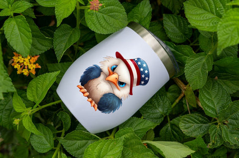 Cute Baby Bald Eagle 4th Of July Clipart Sublimation Regulrcrative 