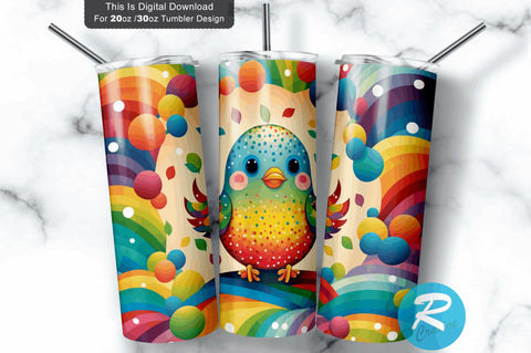 Cute Baby Bird 20 oz / 30 oz Tumbler PNG Sublimation Regulrcrative 