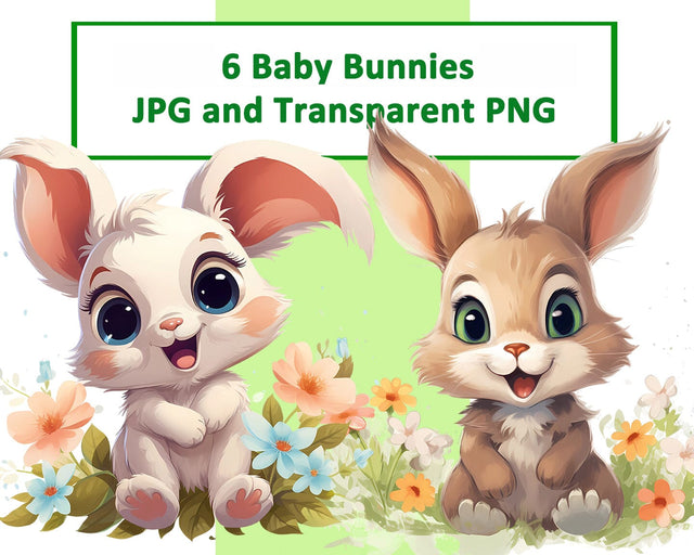 Cute Baby Bunny Sublimation JPG PNG Sublimation nikola 
