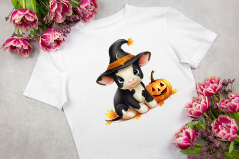 cute baby cow for halloween Bundle Sublimation Regulrcrative 