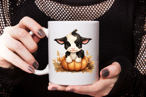 cute baby cow for halloween Bundle Sublimation Regulrcrative 