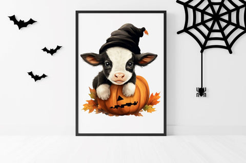 cute baby cow for halloween Bundle Sublimation Regulrcrative 