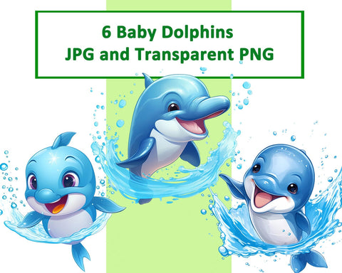 Cute Baby Dolphin Sublimation JPG PNG Sublimation nikola 