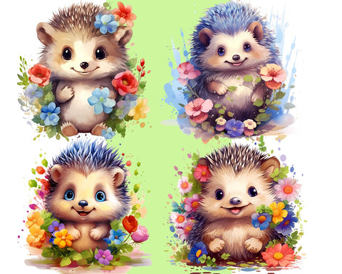 Cute Baby Hedgehog Sublimation JPG PNG Sublimation nikola 
