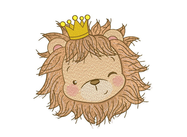 Cute Baby Lion Embroidery Design, 4 sizes, Instant Download Embroidery/Applique DESIGNS Nino Nadaraia 