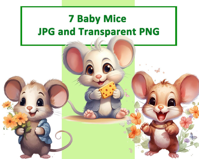 Cute Baby Mouse Sublimation JPG PNG Sublimation nikola 