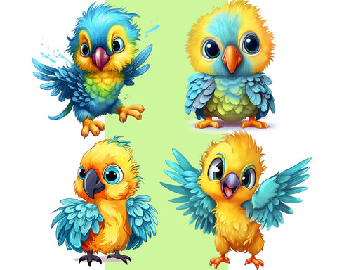 Cute Baby Parrot Sublimation JPG PNG Sublimation nikola 