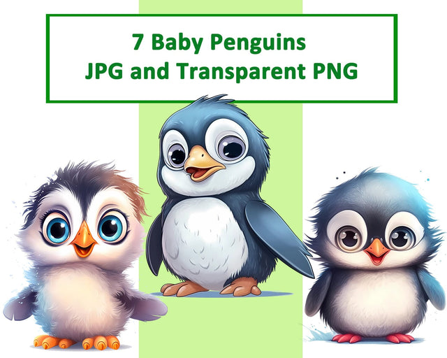 Cute Baby Penguin Sublimation JPG PNG Sublimation nikola 