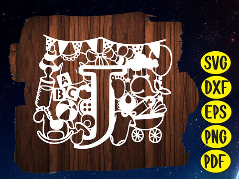 cute baby shower Paper cut SVG Johan Ru designs 