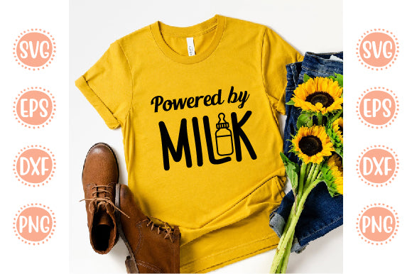 Cute & Baby Svg Design Powered By Milk SVG SH_Tee store 