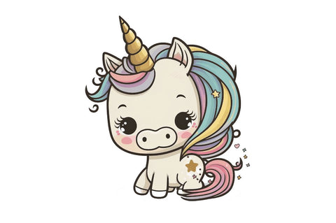 Cute Baby Unicorn Sublimation Clipart Sublimation Regulrcrative 