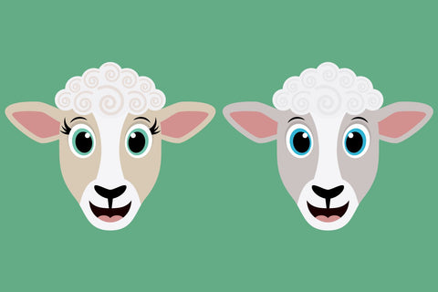 Cute Barnyard Animal Face Bundle | Farm SVG SVG Captain Creative 