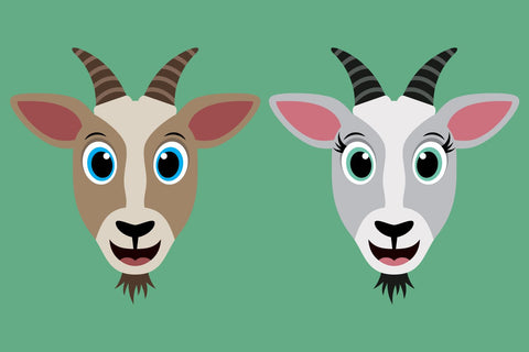 Cute Barnyard Animal Face Bundle | Farm SVG SVG Captain Creative 