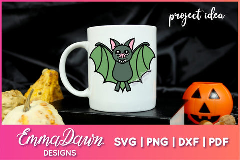 Cute Bat SVG SVG Emma Dawn Designs 