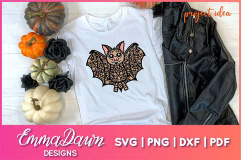 Cute Bat SVG SVG Emma Dawn Designs 