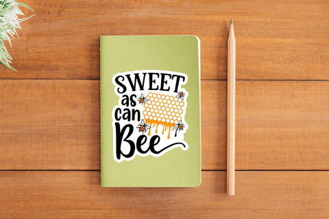 Cute Bee Printable Stickers PNG Bundle Sublimation Regulrcrative 