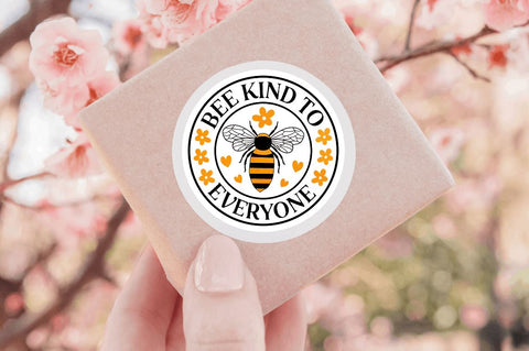 Cute Bee Printable Stickers Sublimation Bundle Sublimation Regulrcrative 