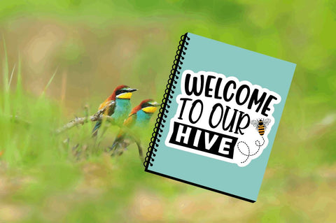 Cute Bee Printable Stickers Sublimation Bundle Sublimation Regulrcrative 