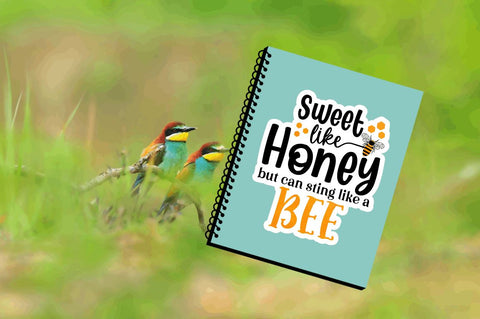 Cute Bee Printable Stickers Sublimation Bundle Sublimation Regulrcrative 